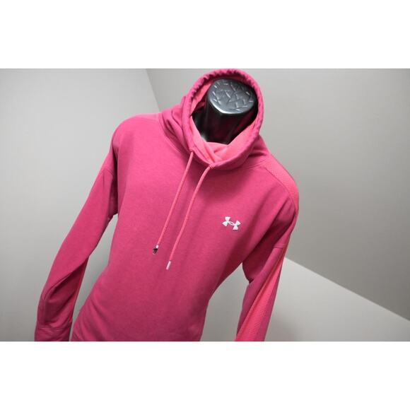 Under Armour Loose Turtleneck Sweater Sweatshirt Performance Dark Pink Womens XL - Picture 4 of 12